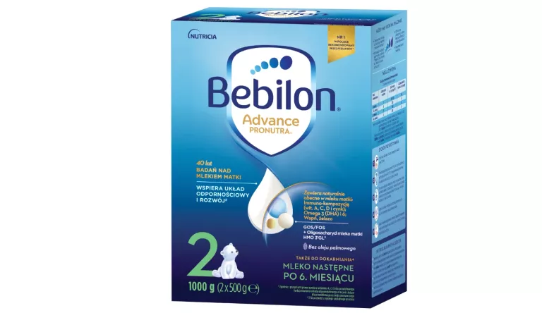 BEBILON 2 ADVANCE PRONUTRA MLEKO NASTĘPNE 1000 G