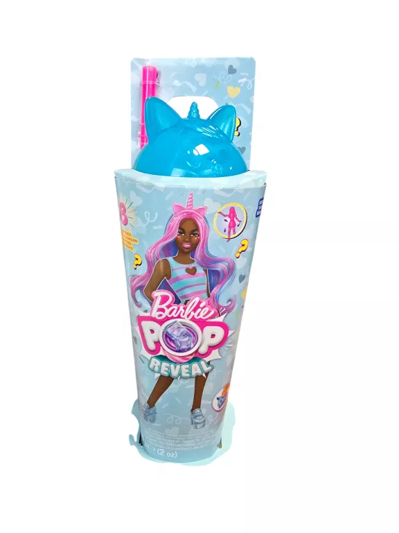LALKA BARBIE POP REVEAL SHAKE ZWIERZACZKOWA IMPREZA JEDNOROŻEC