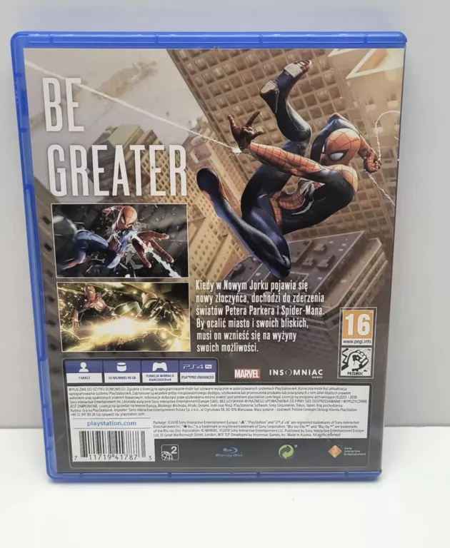 GRA PS4 MARVEL SPIDERMAN