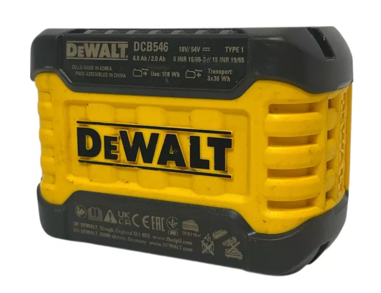 AKUMULATOR DEWALT XR FLEXVOLT 18/54V 6.0AH DCB546