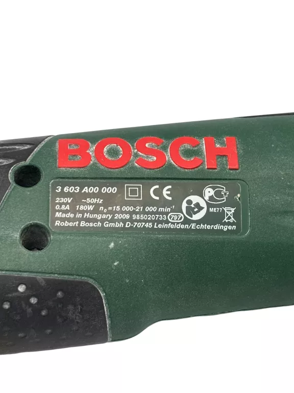 SZLIFIERKA WIELOFUNKCYJNA BOSCH PMF 180 E