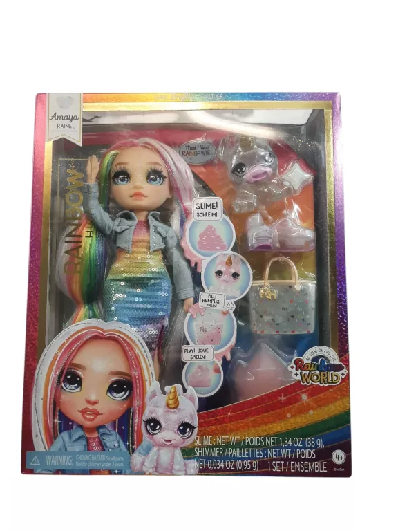 RAINBOW HIGH LALKA BŁYSZCZĄCA FASHION AMAYA RAINE