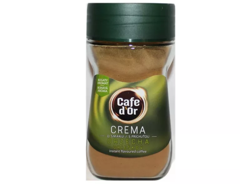 KAWA ROZPUSZCZALNA CAFE D'OR CREMA ORZECH 75 G O SMAKU ORZECHA