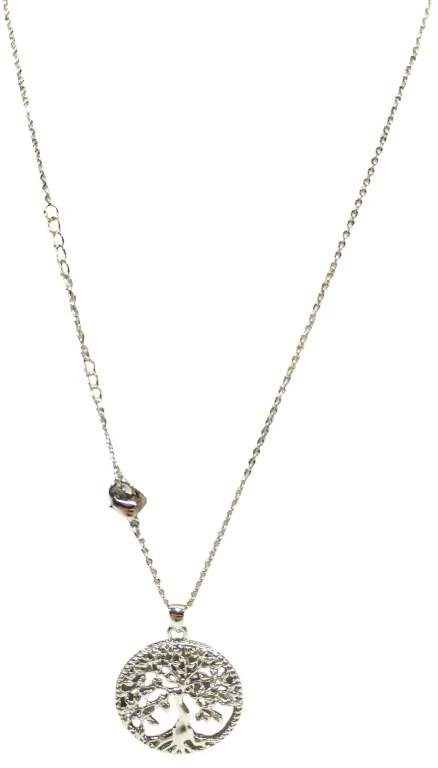 SREBRNY ŁAŃCUSZEK Z ZAWIESZKĄ DRZEWKO 5,70G P925 DŁ45CM