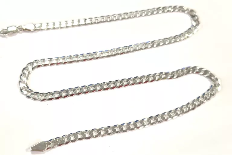 P.925 SREBRO ŁAŃCUSZEK PANCERKA 12,49 GR ---- 50CM