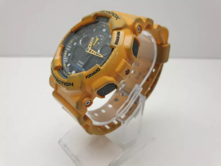ZEGAREK MĘSKI CASIO GA-100A ZÓŁTY