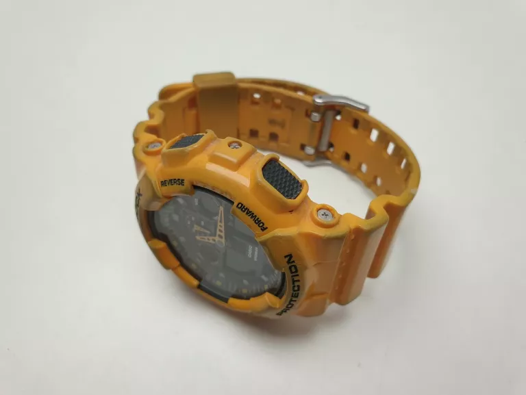 ZEGAREK MĘSKI CASIO GA-100A ZÓŁTY