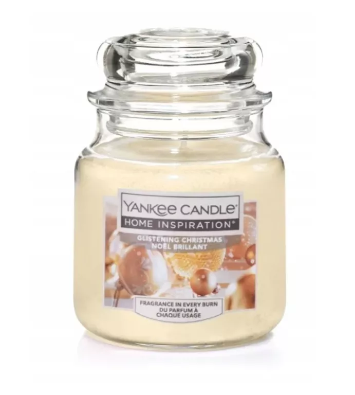 ŚWIECA ZAPACHOWA PARAFINOWA GLISTENING CHRISTMAS YANKEE CANDLE 1 SZT.