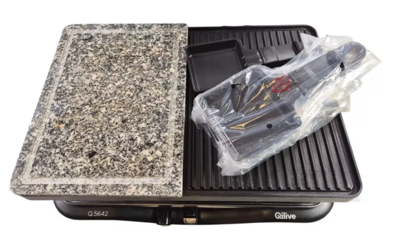 RACLETTE GRILL ELEKTRYCZNY QILIVE Q.5642 3W1 - KOMPLET
