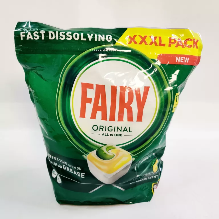 KAPSUŁKI DO ZMYWARKI FAIRY ORIGINAL ALL IN ONE CYTRYNA 116SZT