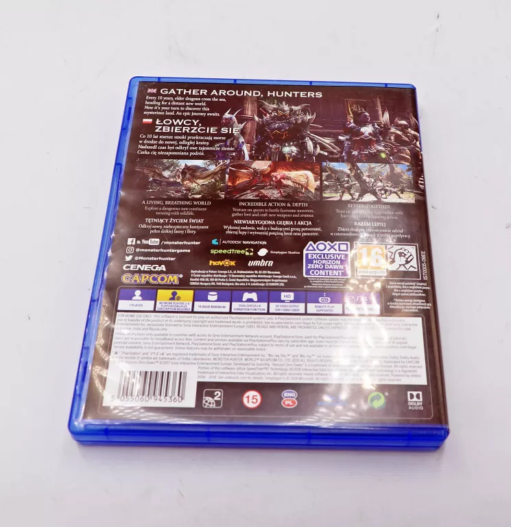 GRA PS4 MONSTER HUNTER