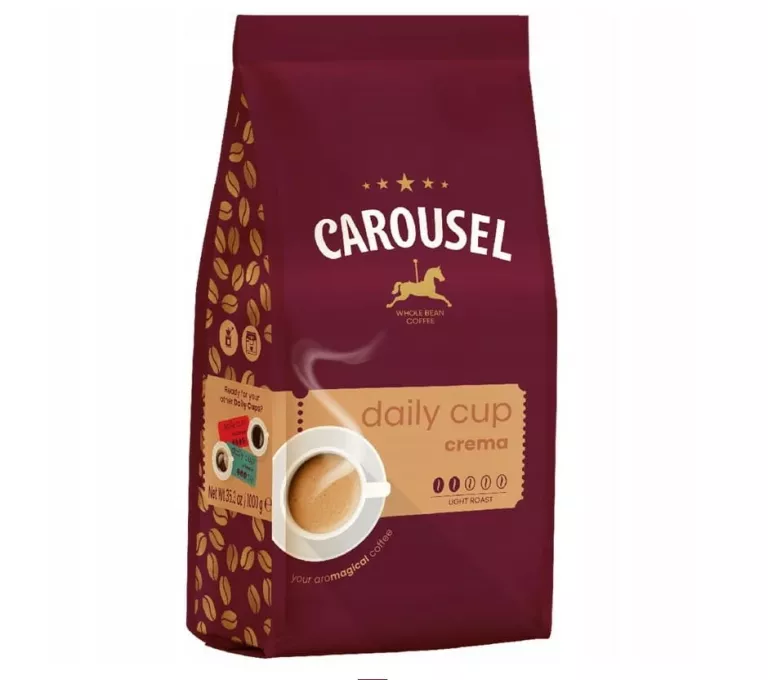 KAWA ZIARNISTA MIESZANA CAROUSEL COFFEE DAILY CUP CREMA 1000 G
