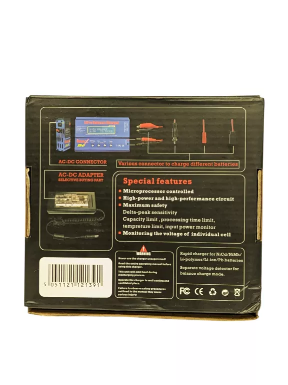 ŁADOWARKA LI-POL / LI-ION / LI-FE / NI-CD / NI-MH - BOTLAND