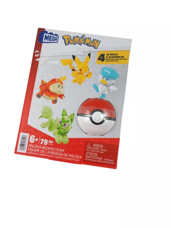 MEGA CONSTRUX POKEMON PALDEA REGION TEAM MATTEL
