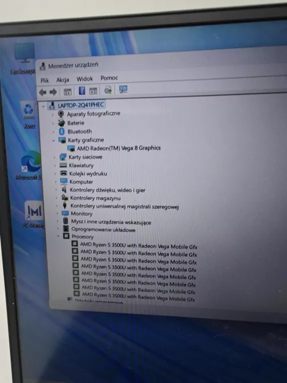 LAPTOP HUAWEI D15 8/256GB RYZEN 5 3500 RADEON VEGA 8 WIN11