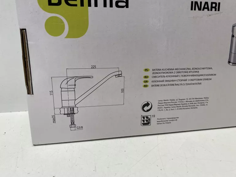 BATERIA KUCHENNA STOJĄCA DELINIA INARI