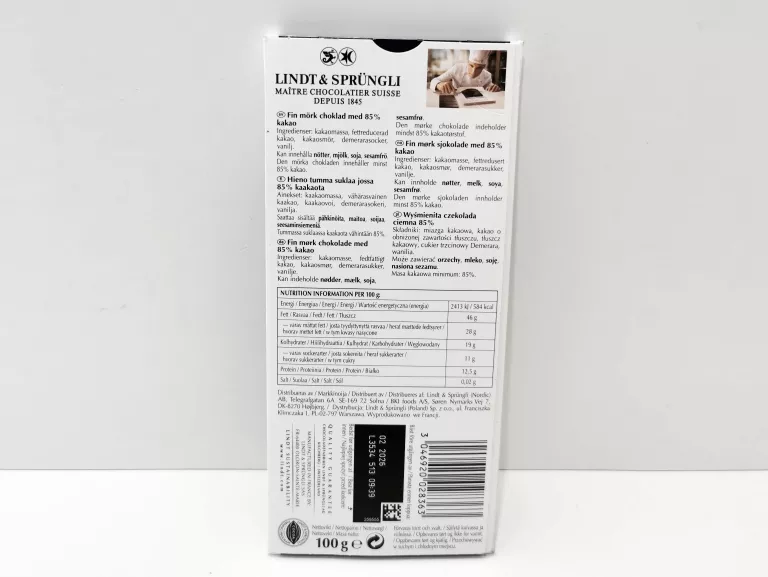 LINDT CZEKOLADA EXCELLENCE 85% 100G