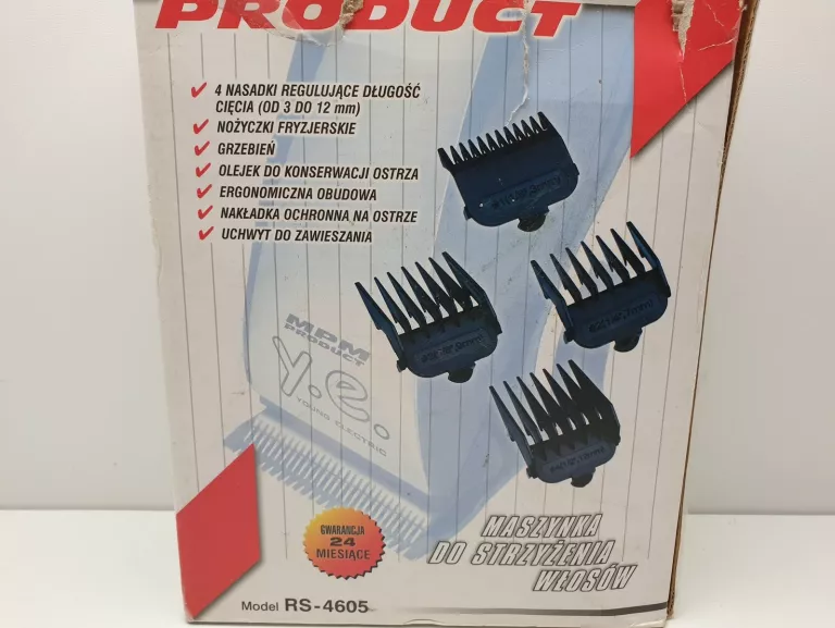 MASZYNKA DO STRZYŻENIA PRZEWODOWA MPM RS-4605