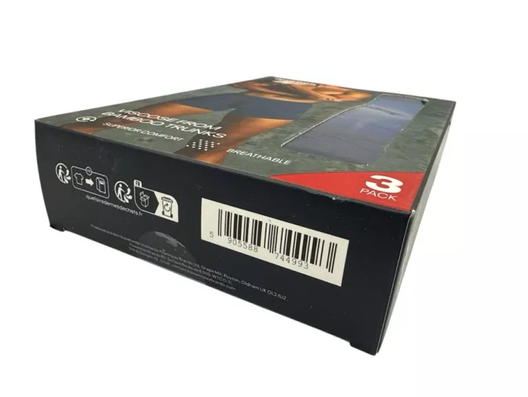 3 PACK BOKSEREK MĘSKICH REEBOK NIEBIESKIE M