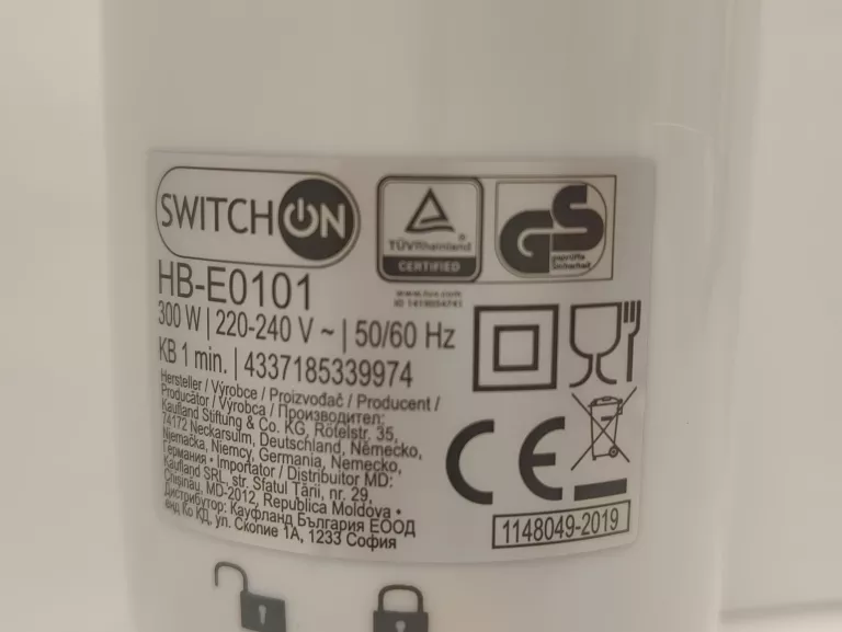 BLENDER RĘCZNY SWITCH ON HB-E0101