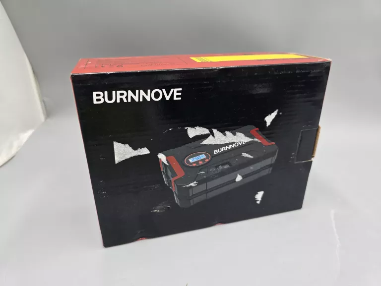KOMPRESOR INFLATOR SAMOCHODOWY PRZENOŚNY MOCNY 12V 120PSI BURNNOVE PRO