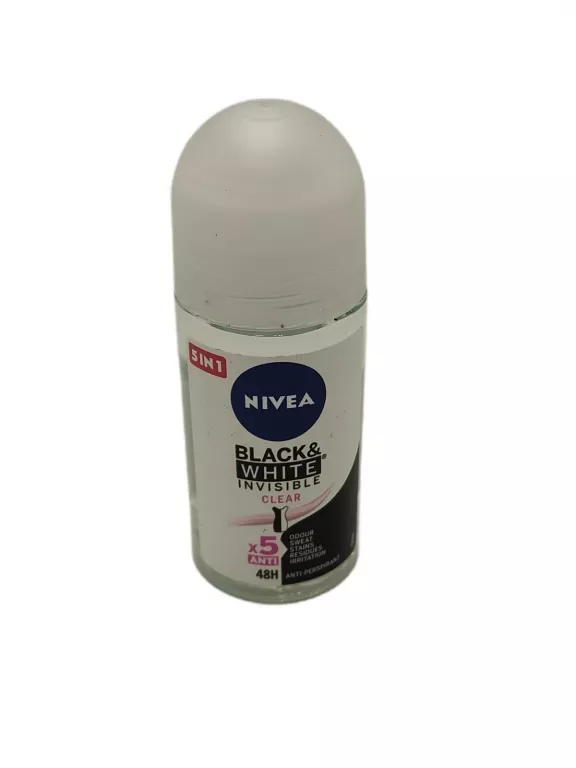 NIVEA INVISIBLE CLEAR BLACK&WHITE ANTYPERSPIRANT DAMSKI KULKA ROLL-ON 50ML