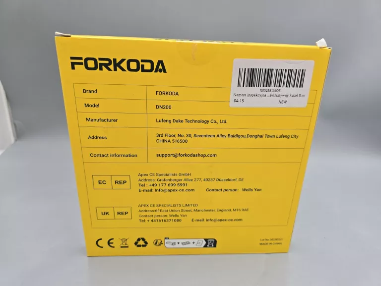 WODOODPORNA MINI KAMERA INSPEKCYJNA ANDROID ENDOSKOP MICRO USB-C DIODY LED