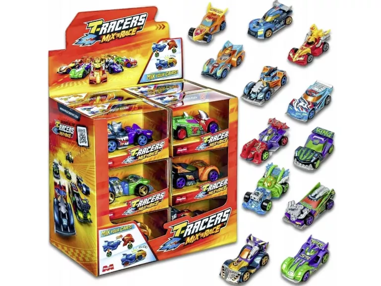 T-RACERS MIX 'N RACE KOLEKCJONERSKI SAMOCHODZIK MIX