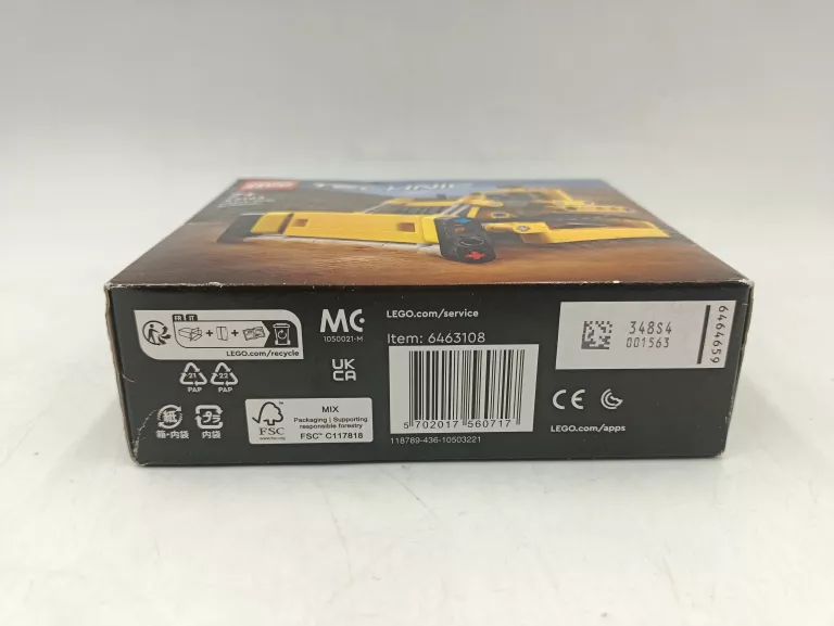 LEGO TECHNIC 42163 KOPARKO ŁADOWARKA SPRZĘT BUDOWLANY