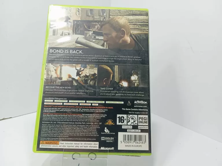 007 QUANTUM OF SOLACE XBOX360