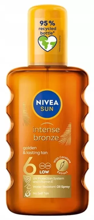 NIVEA SUN OLEJEK KAROTENOWY DO OPALANIA W SPRAY'U SPF6 200ML