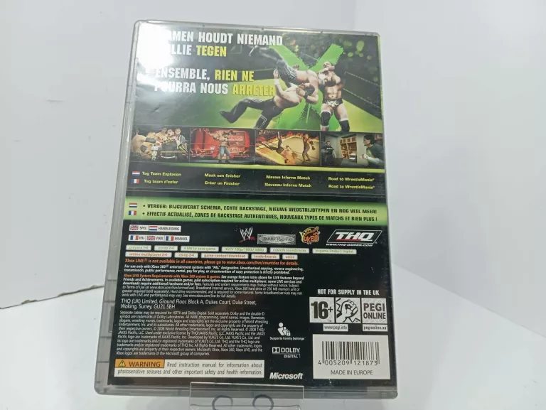 SMACKDOWN VS RAW 2009 X360