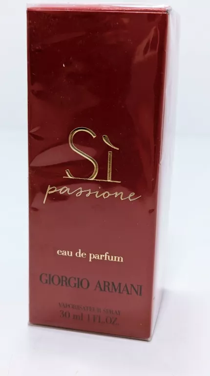 WODA PERFUMOWANA GIORGIO ARMANI SI PASSIONE 30 ML