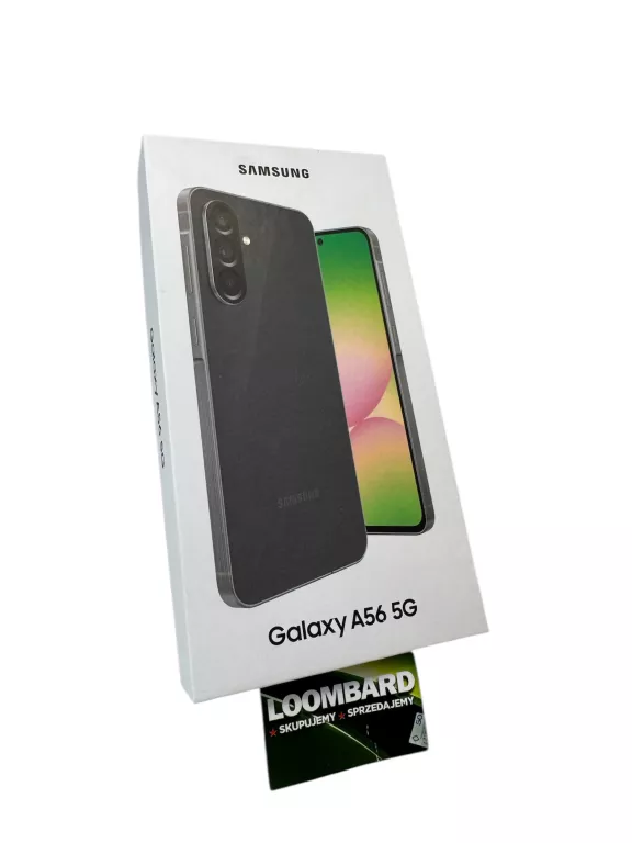 TELEFON SAMSUNG GALAXY A56 KOMPLET FABRYCZNIE ZAMKNIETY ! OPIS !