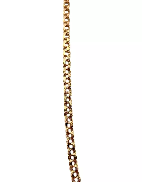 MASYWNY ZŁOTY ŁAŃCUSZEK SPLOT GARIBALDI 585 10,62G DŁ. 57CM