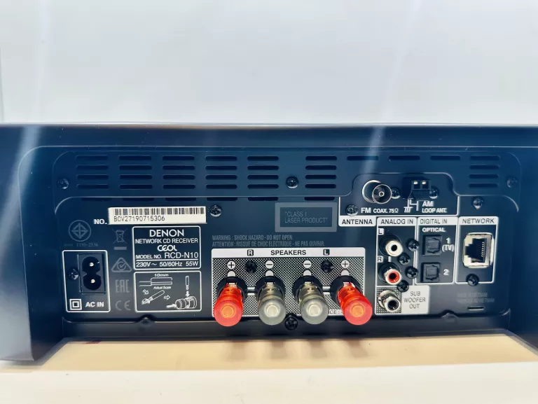 AMPLITUNER STEREO DENON RCD-N10 CZARNY, ODTWARZAC . FAKTURA PILOT