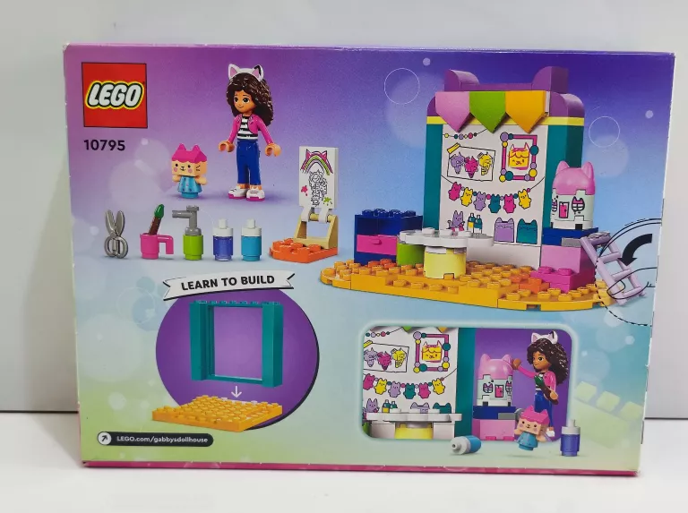 LEGO 10795 KOCI DOMEK GABI - PRACE RĘCZNE Z TEKTURZĄTKIEM