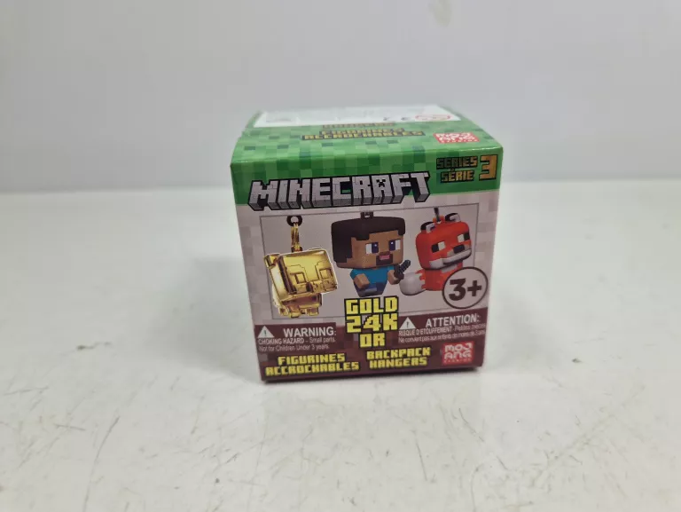 MINECRAFT GOLD 24K BRELOK