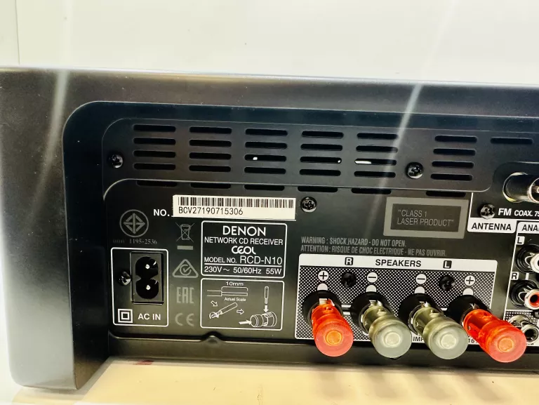 AMPLITUNER STEREO DENON RCD-N10 CZARNY, ODTWARZAC . FAKTURA PILOT