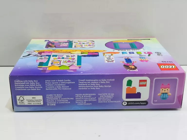 LEGO 10795 KOCI DOMEK GABI - PRACE RĘCZNE Z TEKTURZĄTKIEM
