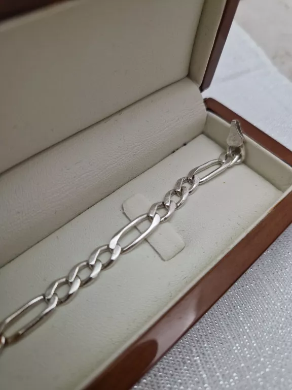 SREBRNA BRANSOLETKA FIGARO 12,94 G 925