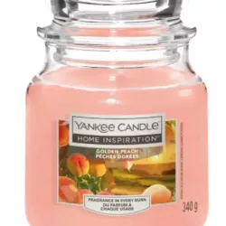 ŚWIECA ZAPACHOWA YANKEE CANDLE HOME INSPIRATION GOLDEN PEACH 340G.