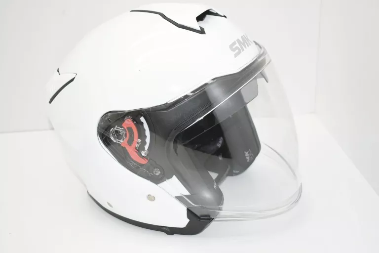 SMK KASK MOTOCYKLOWY OTWARTY Z SZYBĄ I BLENDĄ GTJ