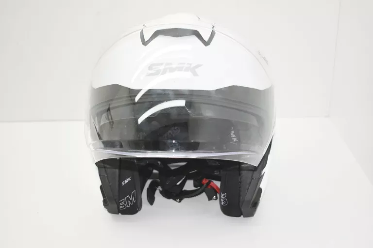 SMK KASK MOTOCYKLOWY OTWARTY Z SZYBĄ I BLENDĄ GTJ