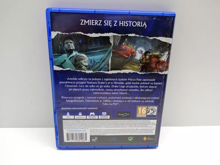 GRA NA PS4 UNCHARTED 2 REMASTERED