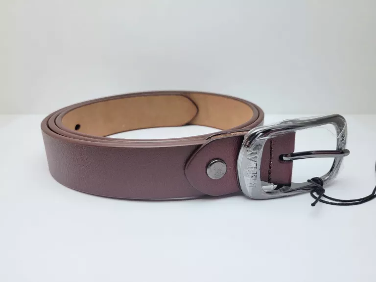 PASEK DAMSKI SKÓRZANY REPLAY AW2627 BRĄZOWY 95CM