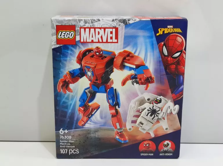 LEGO MARVEL MECH SPIDER-MANA KONTRA ANTI-VENOM 76308