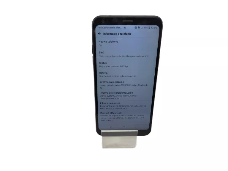 TELEFON LG Q6 LG-M700N 3 GB / 32 GB CZARNY 5,5" 3000 MAH LTE DUAL SIM
