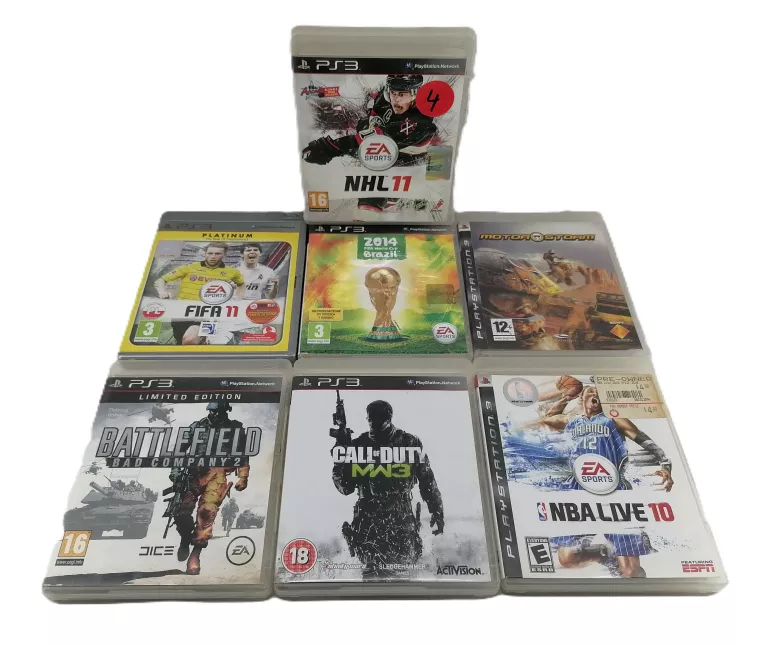 KONSOLA SONY PS3 + 7 GIER
