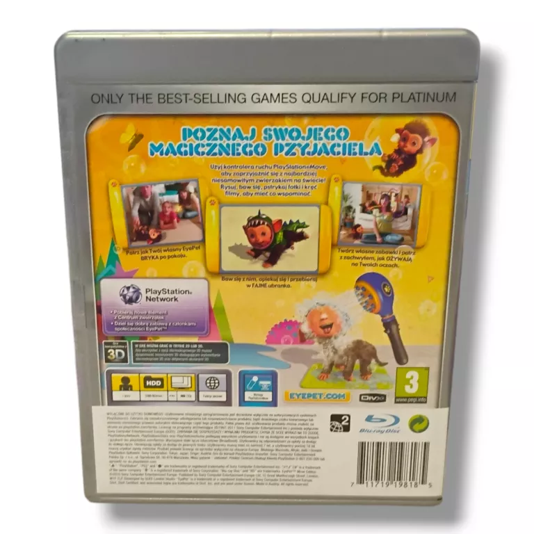 EYEPET & PRZYJACIELE SONY PLAYSTATION 3 (PS3)